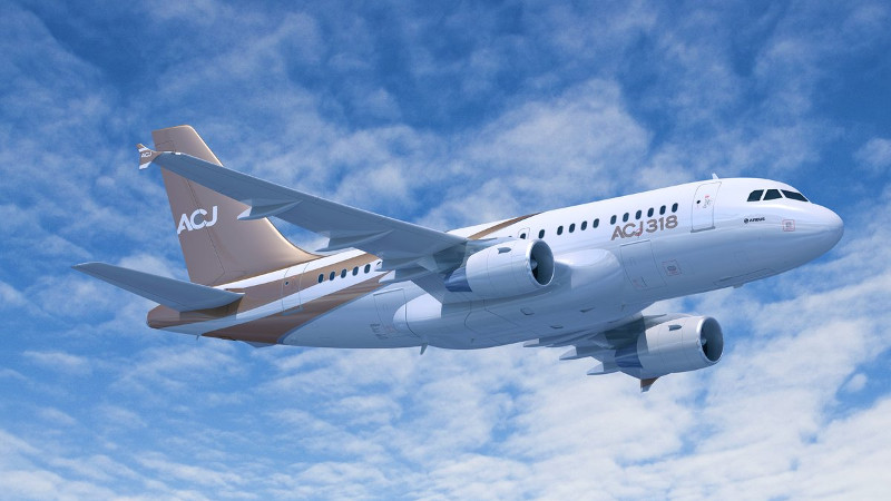 Airbus ACJ318 vip airliner for Martha's Vineyard charter