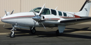 Beech Baron 58 view for Martha's Vineyard charter