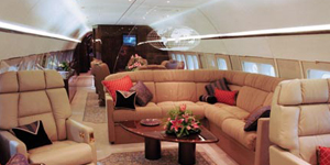 Boeing Business Jet (BBJ) view for Martha's Vineyard charter