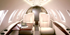 Cessna Citation CJ2 cabin for Martha's Vineyard charter