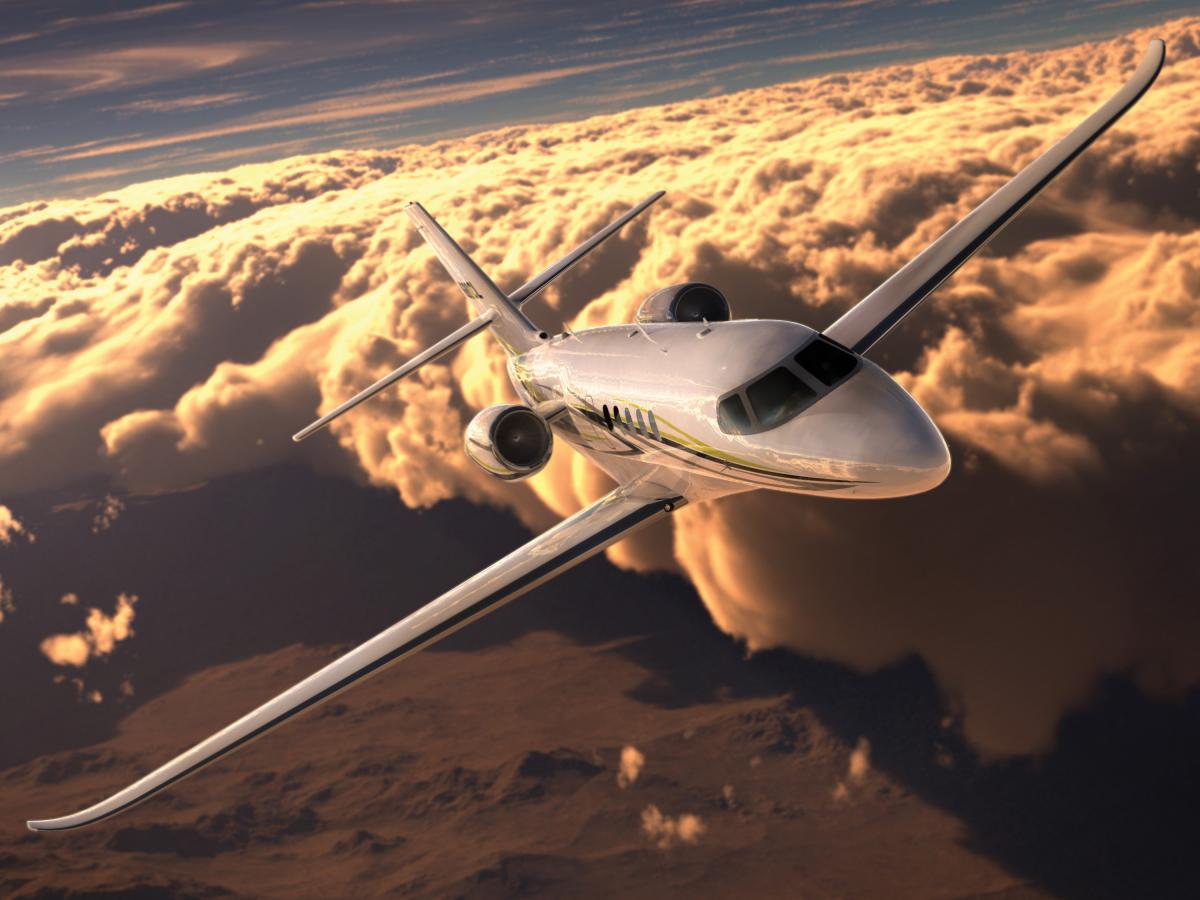 Cessna Citation Latitude view for Martha's Vineyard charter