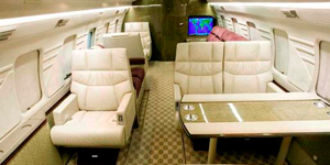 Challenger 600 view for Martha's Vineyard charter