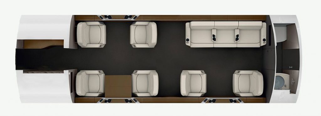 Bombardier Challenger 650 view for Martha's Vineyard charter