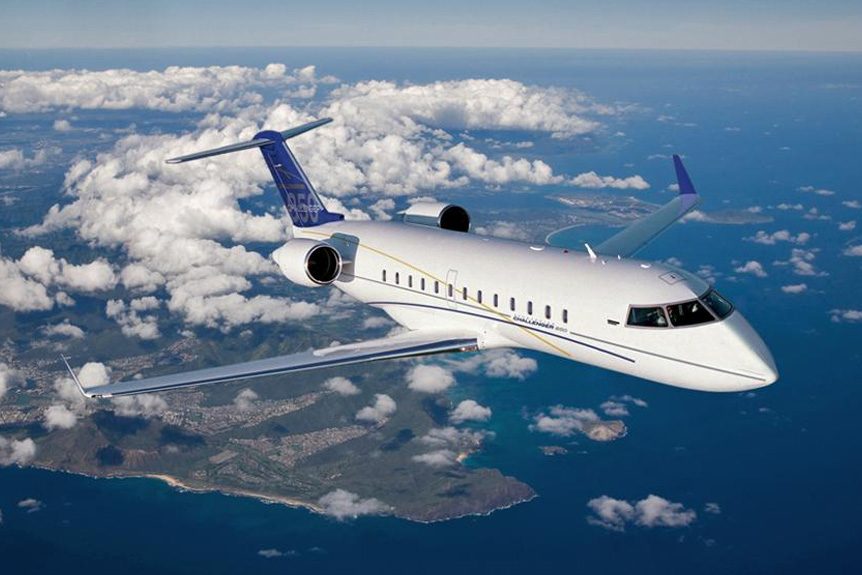 Challenger 850 view for Martha's Vineyard charter