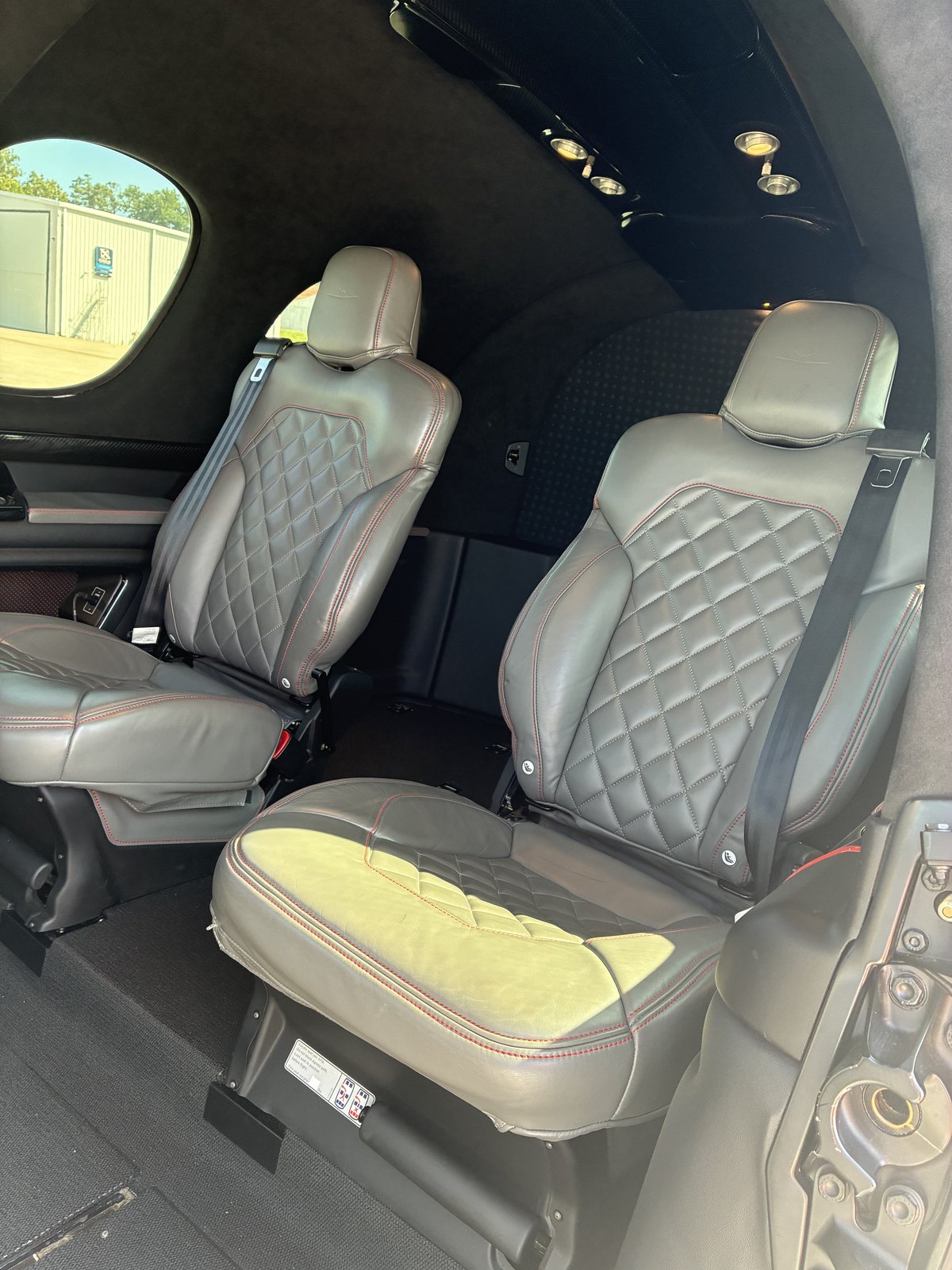 Cirrus Vision Jet SF50 cabin seating for Martha's Vineyard charter