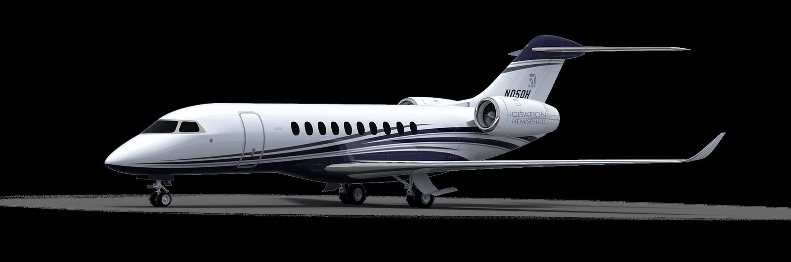 Cessna Citation Hemisphere view for Martha's Vineyard charter