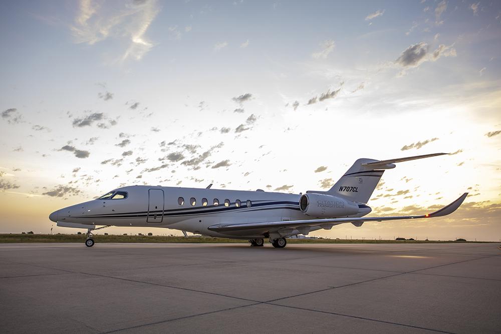 Cessna Citation Longitude exterior for Martha's Vineyard charter