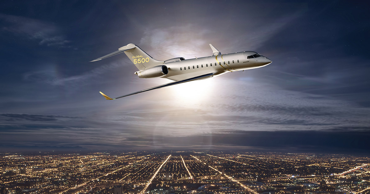 Martha’s Vineyard Bombardier Global 5500 Charter