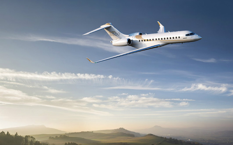 Bombardier Global 6500 long range jet for Martha's Vineyard charter
