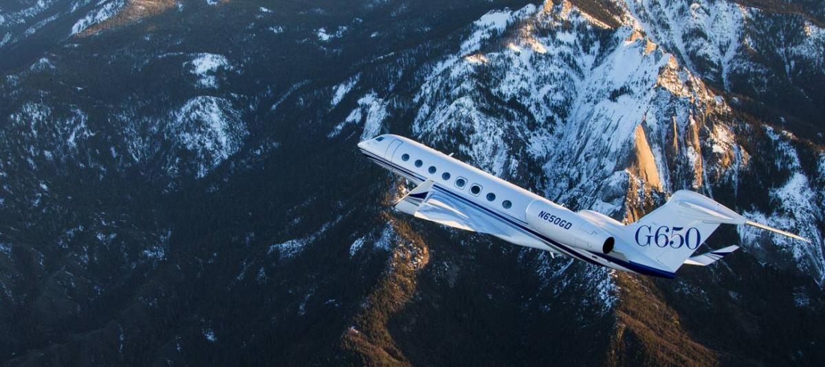 Gulfstream G650 / G6 view for Martha's Vineyard charter
