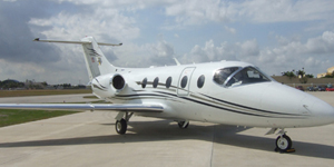 Hawker 400XP view for Martha's Vineyard charter