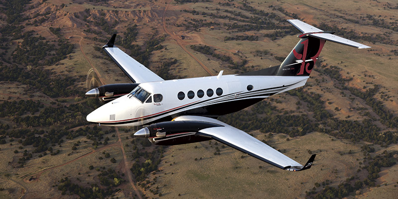 Beechcraft King Air 250 view for Martha's Vineyard charter