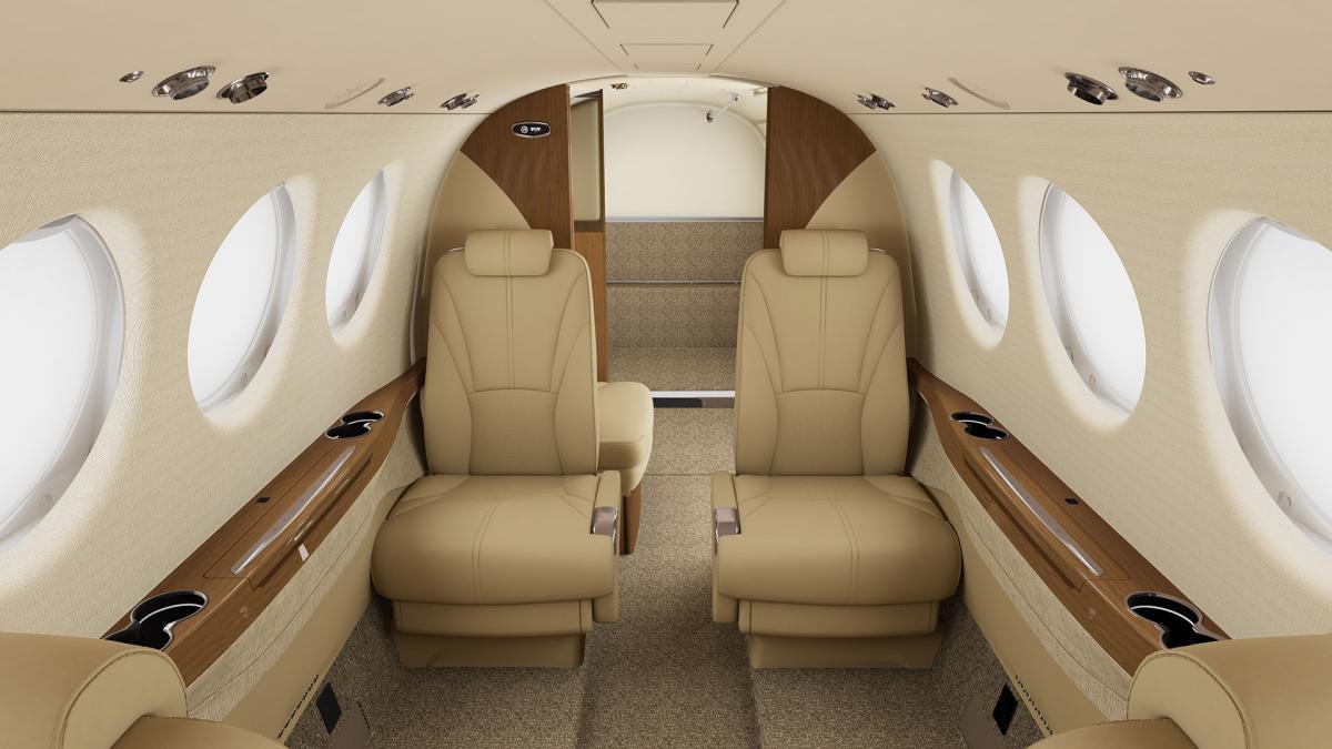 Beechcraft King Air 260 view for Martha's Vineyard charter