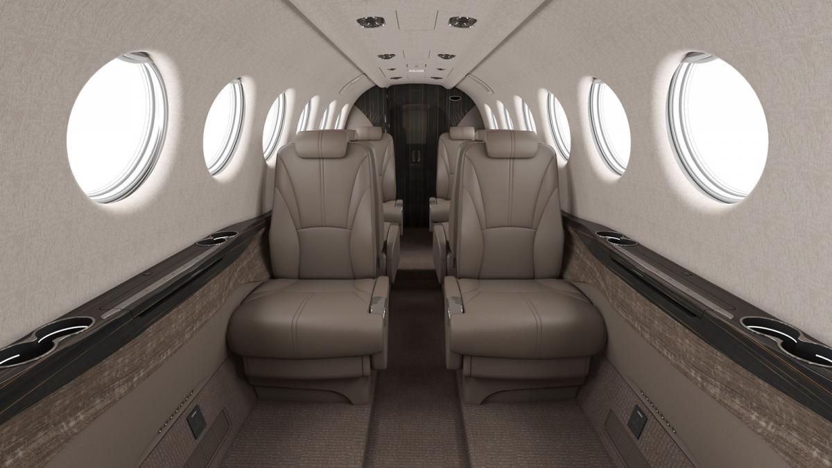 Beechcraft King Air 360 view for Martha's Vineyard charter