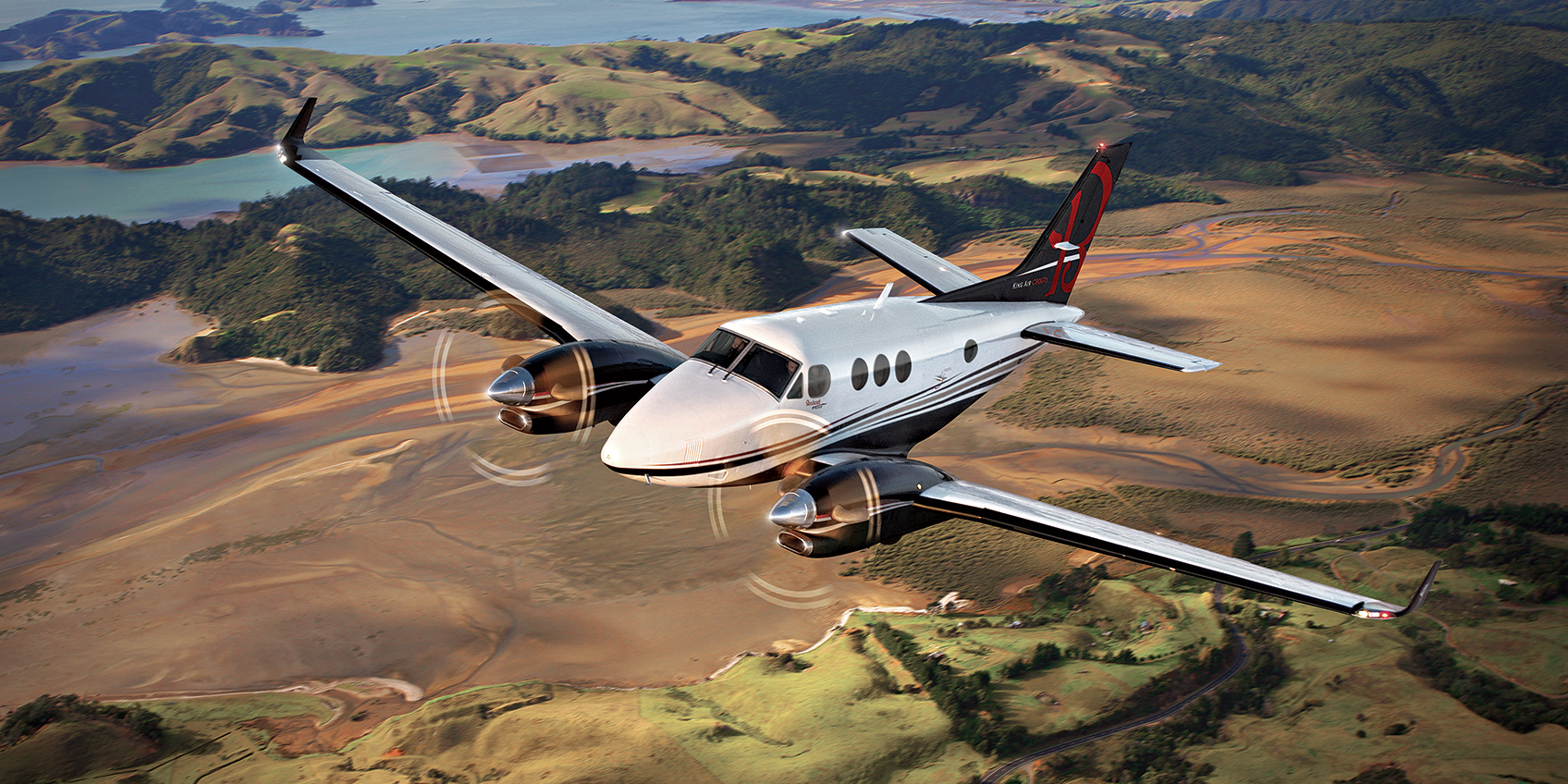 Beechcraft King Air C90GTx turboprop for Martha's Vineyard charter