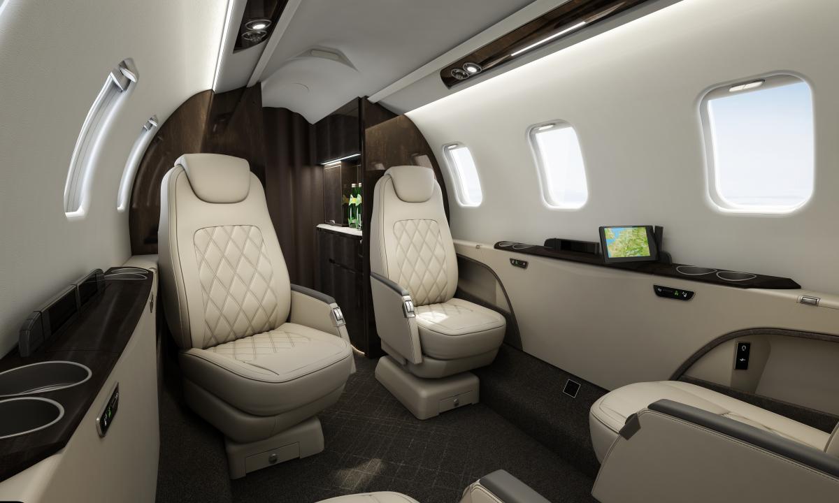 Learjet 75 view for Martha's Vineyard charter