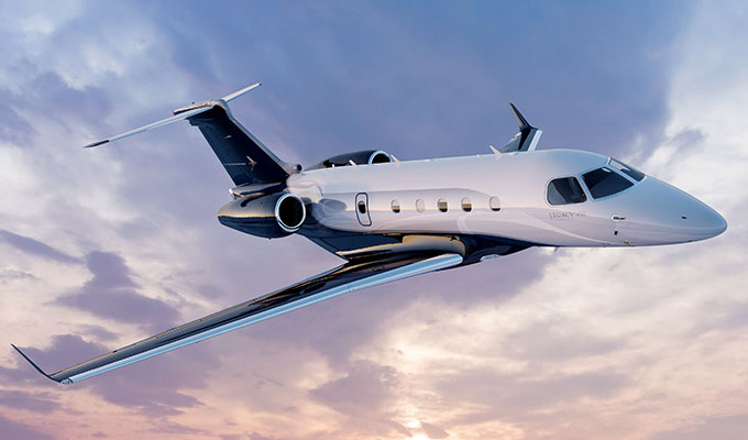 Embraer Legacy 450 midsize jet for Martha's Vineyard charter