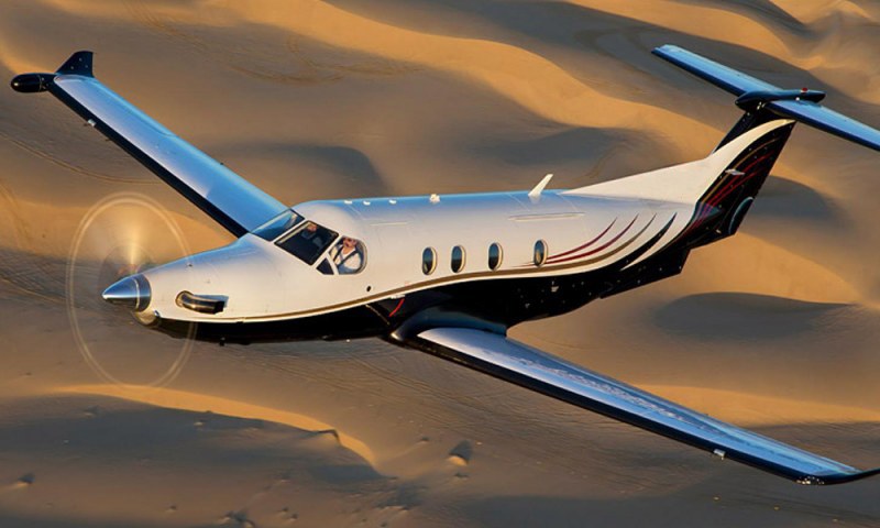 Pilatus PC-12 view for Martha's Vineyard charter