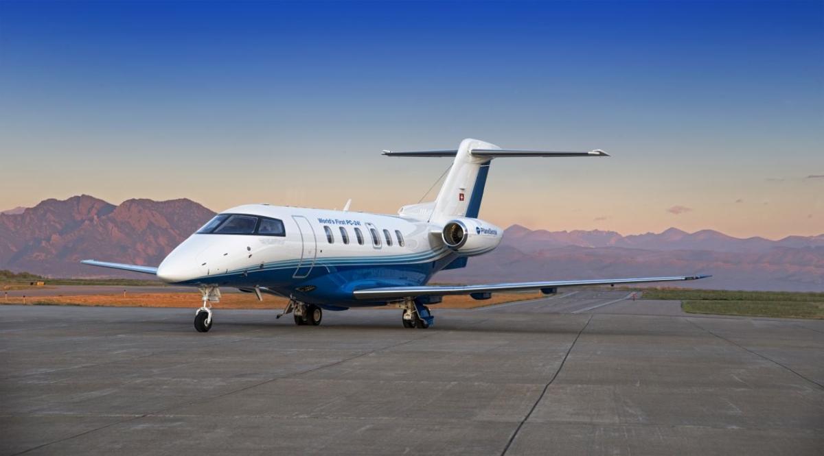 Pilatus PC-24 view for Martha's Vineyard charter